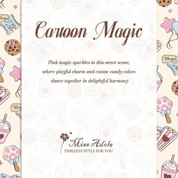 Cute cartoon pattern faux leather small crossbody phone purse with adjustable st - Picture 2 of 6